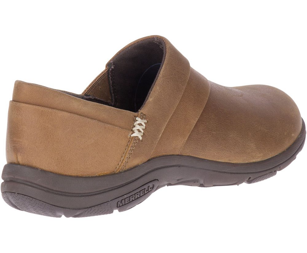 Merrell Slip Ons Damskie Brązowe - Dassie Stitch - 437862-EYP